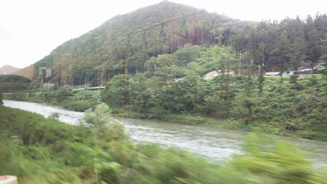 水郡線の車窓