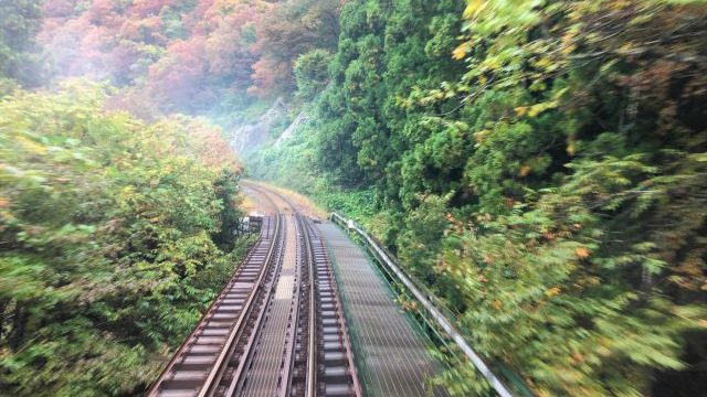 SLばんえつ物語の車窓