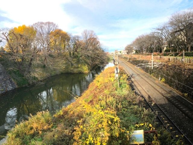 霞城公園近くの撮り鉄スポット