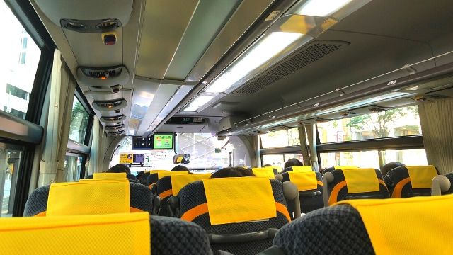 高速バス山形仙台線の座席