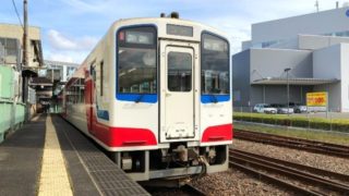宮古駅に到着した三陸鉄道リアス線
