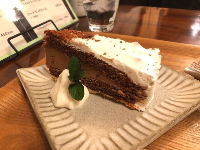 ケーキセットのケーキ