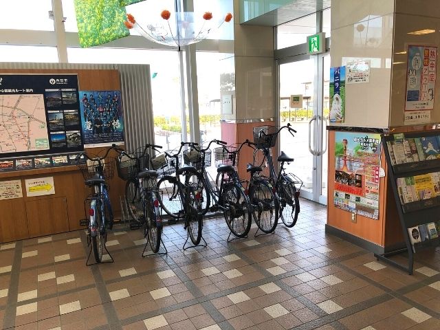 角田駅のレンタサイクル