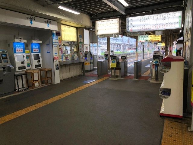 福島駅の阿武隈急行線、福島交通飯坂線改札口