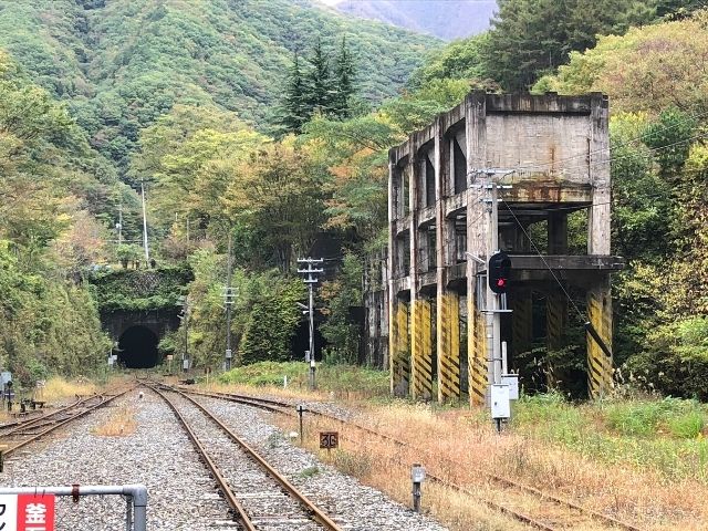 陸中大橋駅周辺の鉱山跡