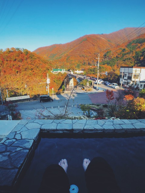 芦ノ牧温泉の足湯