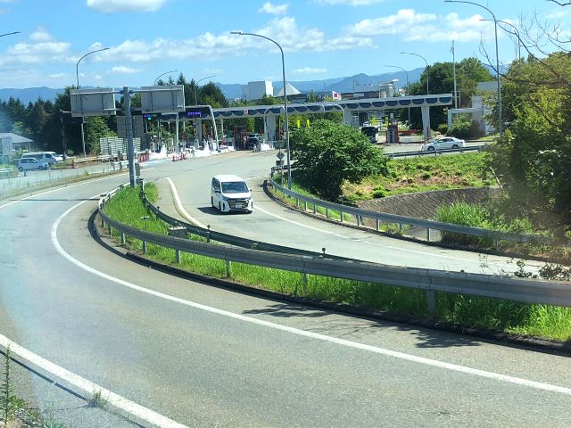 盛岡インターから東北自動車道へ