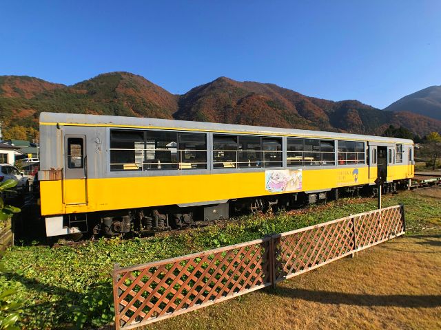 静態保存されている元トロッコ列車