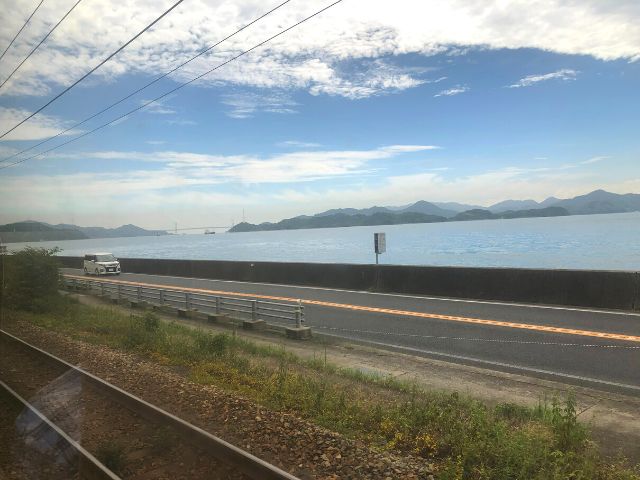 尾道駅～糸崎駅の車窓