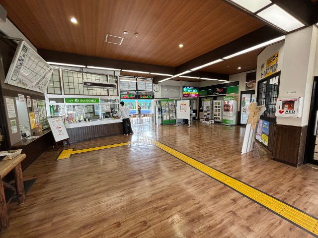 喜多方駅の駅舎内の様子