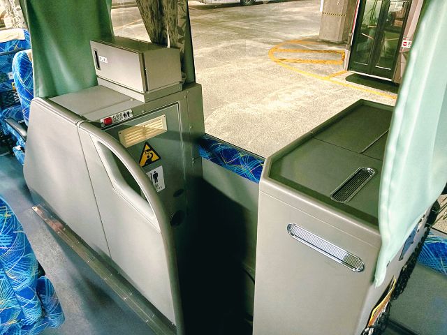 バス車内のトイレ