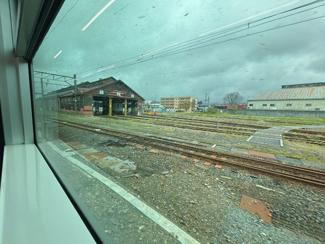 新庄駅を出発