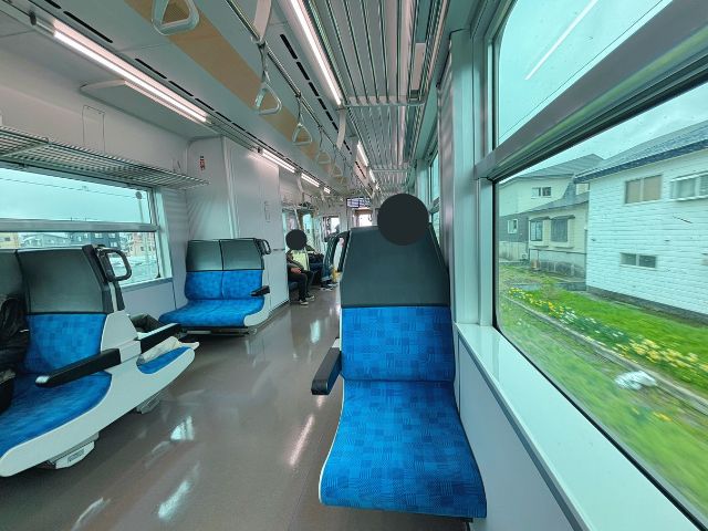 車内の様子(往路)