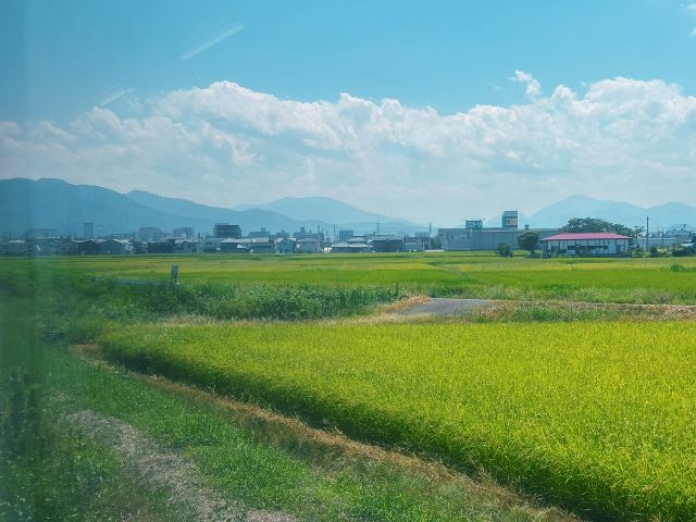 徐々に会津若松の市街地へ