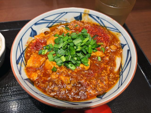 四川風マーボーあんかけうどん