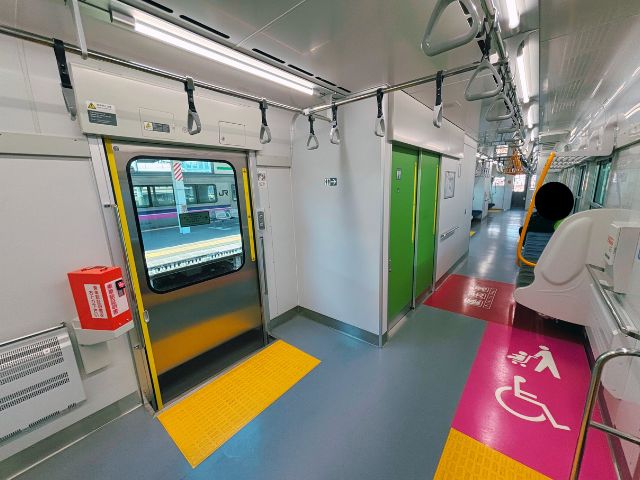 HB-E220のトイレ付近