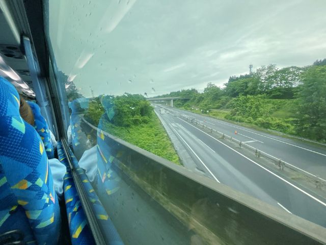 北上ジャンクションから東北自動車道へ