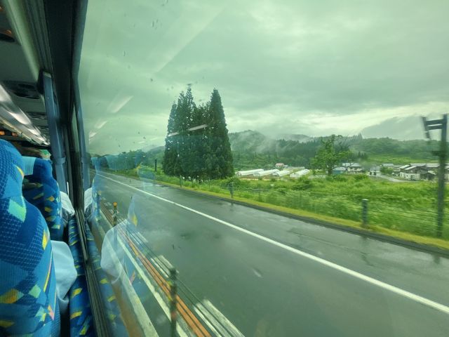 北上線とほぼ同じようなルートを進む仙秋号