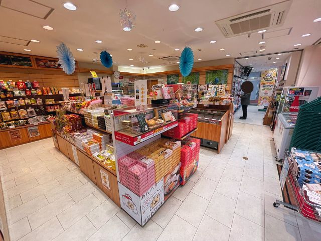 北上金ヶ崎パーキングエリアのお土産売り場