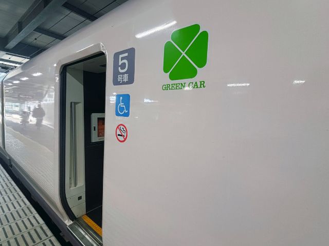 ひたちのグリーン車は5号車